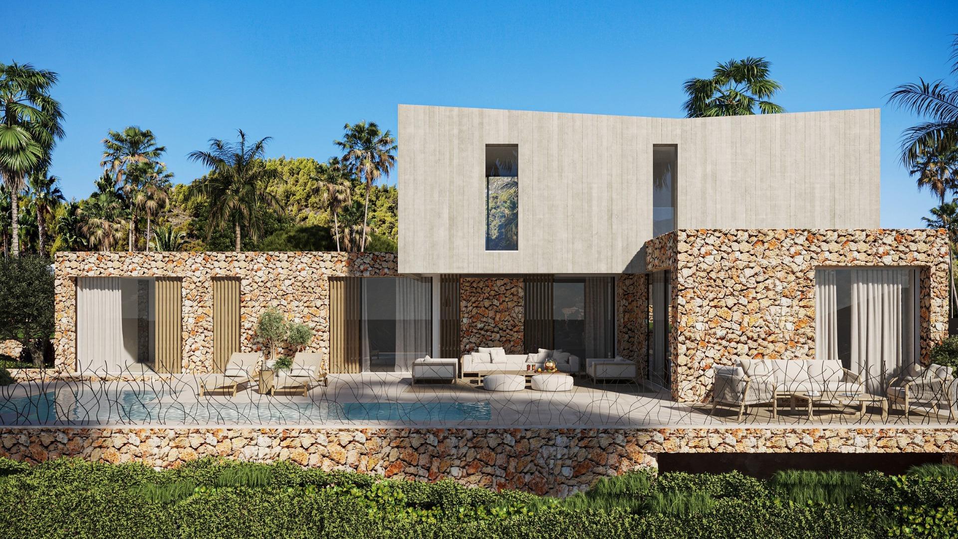 Villa obra nueva en Jávea-Xàbia con piscina privada — 4 dorm.