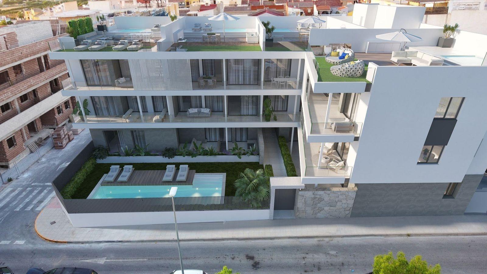 Ático Obra Nueva Benijofar con Piscina Privada — Hogar de Lujo
