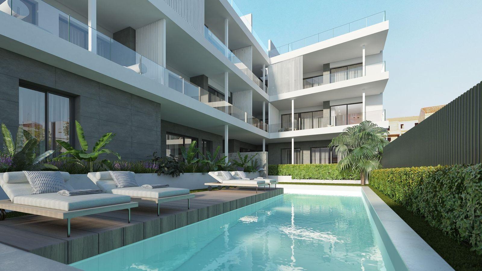 Apartamento Obra Nueva con Piscina Privada en Benijofar — 2 Dorm.