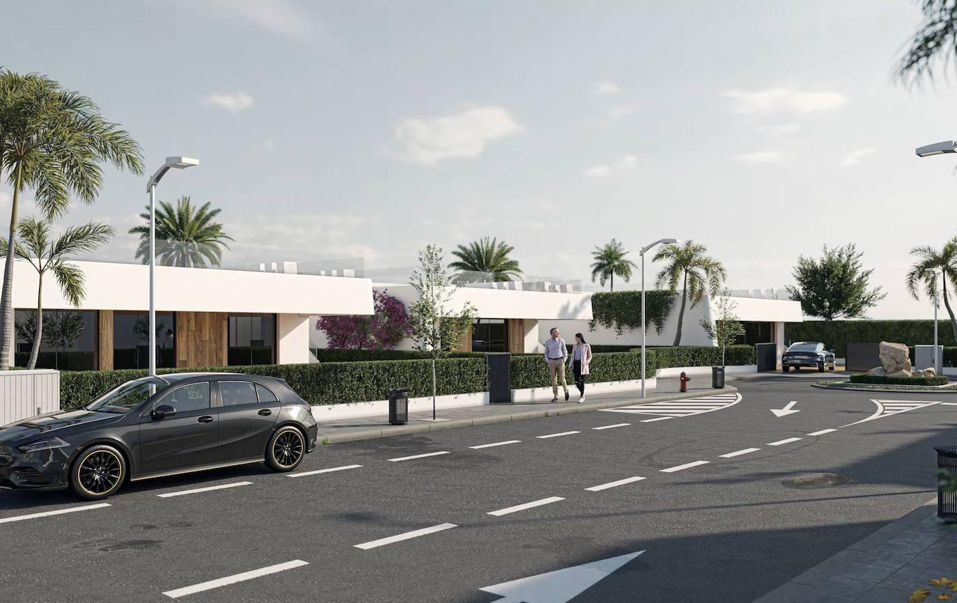 Villa obra nueva con piscina privada en Alhama De Murcia — 3 hab.