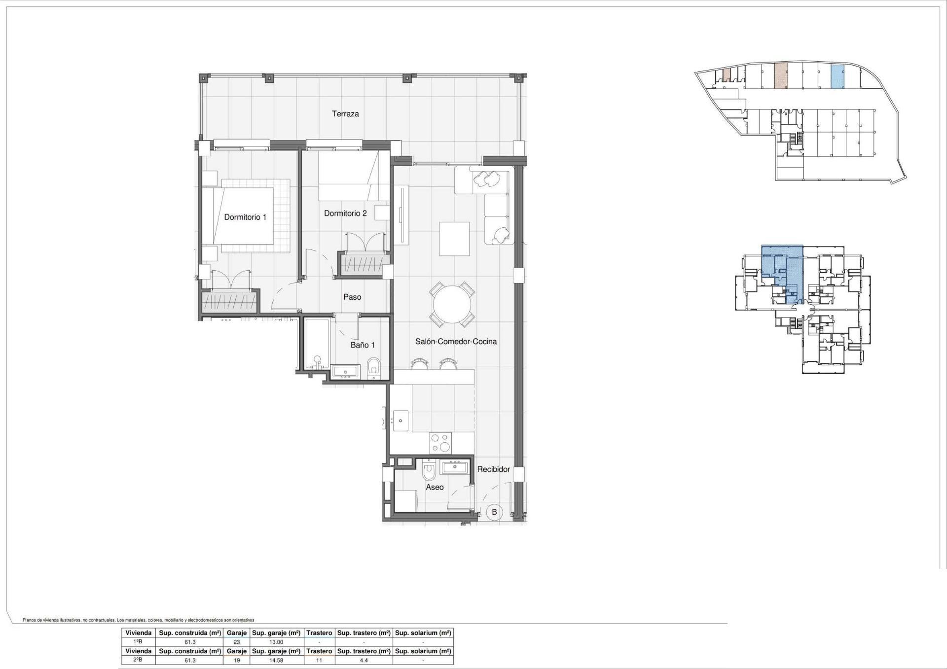 Obra Nueva: Apartamento 2 Dorm con Piscina Privada en Bigastro, Alicante