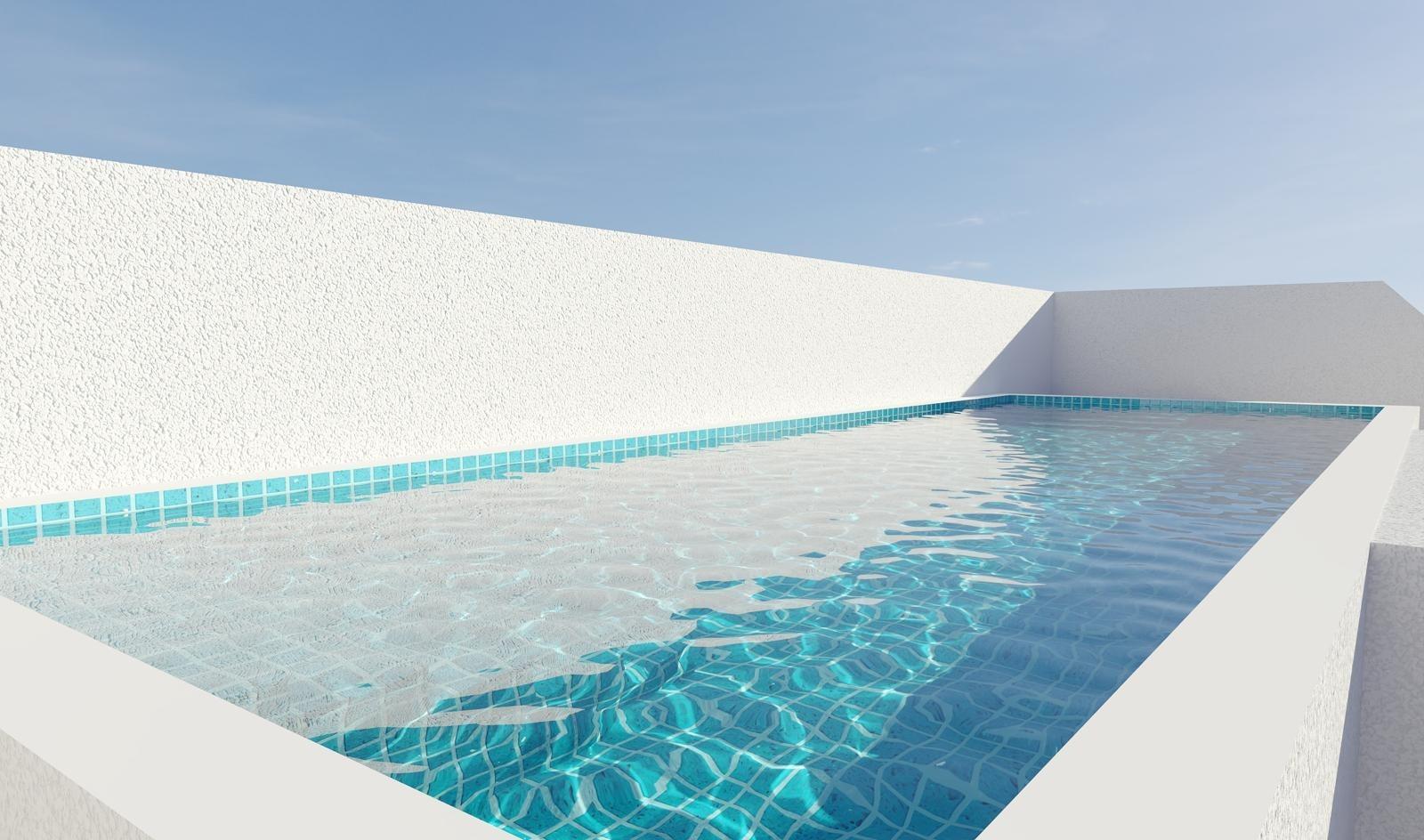 Ático Obra Nueva en Torrevieja con Piscina Privada — 600m Playa Cura