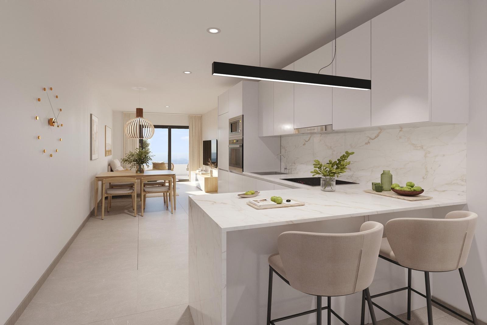 Obra Nueva: Apartamento 1 Dorm con Piscina Privada en Torrevieja