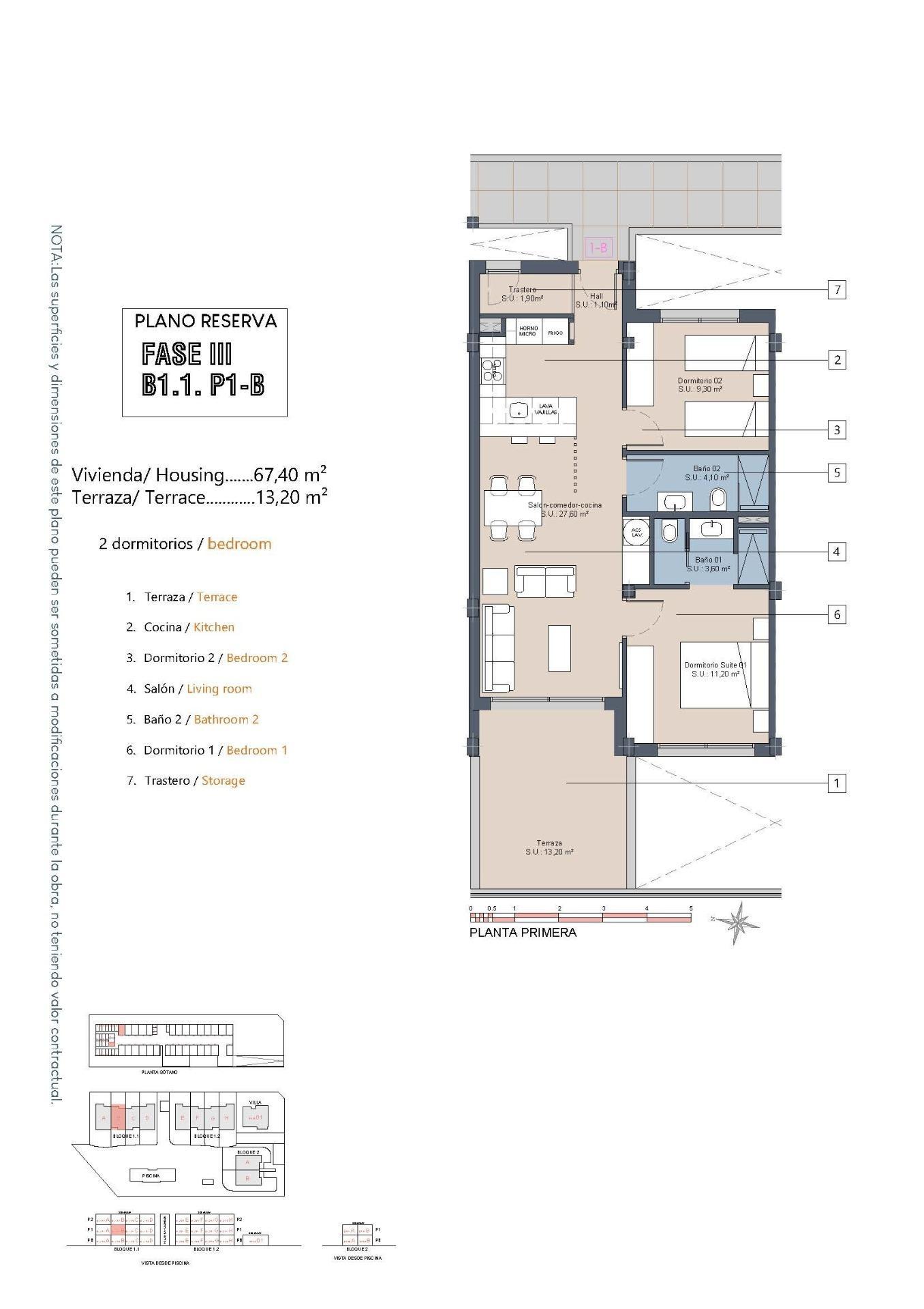 Apartamento obra nueva con piscina privada en Los Alcázares