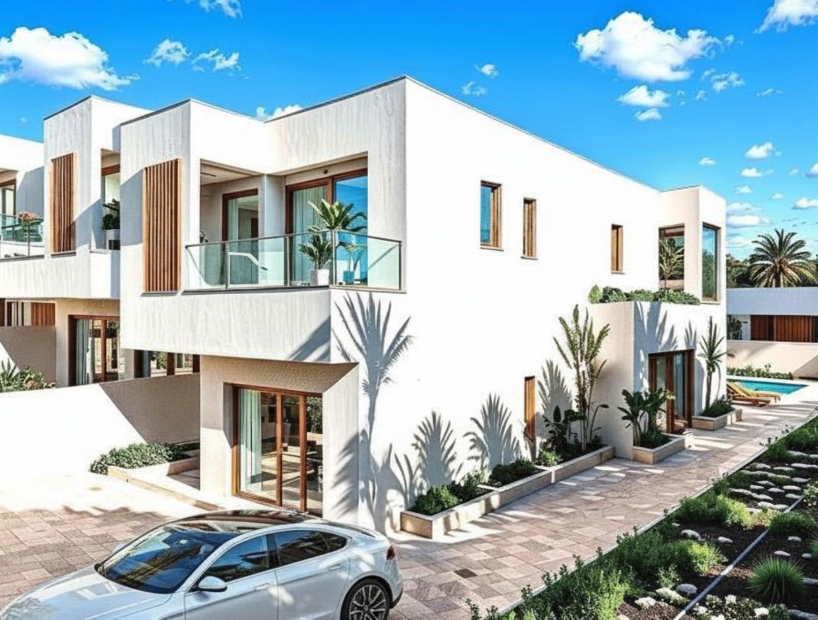 Villa de obra nueva con piscina privada en Orihuela Costa — 3 dorm