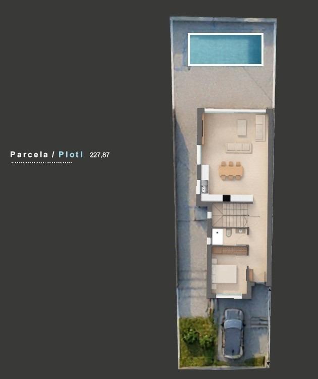 Villa de obra nueva con piscina privada en Orihuela Costa — 3 dorm