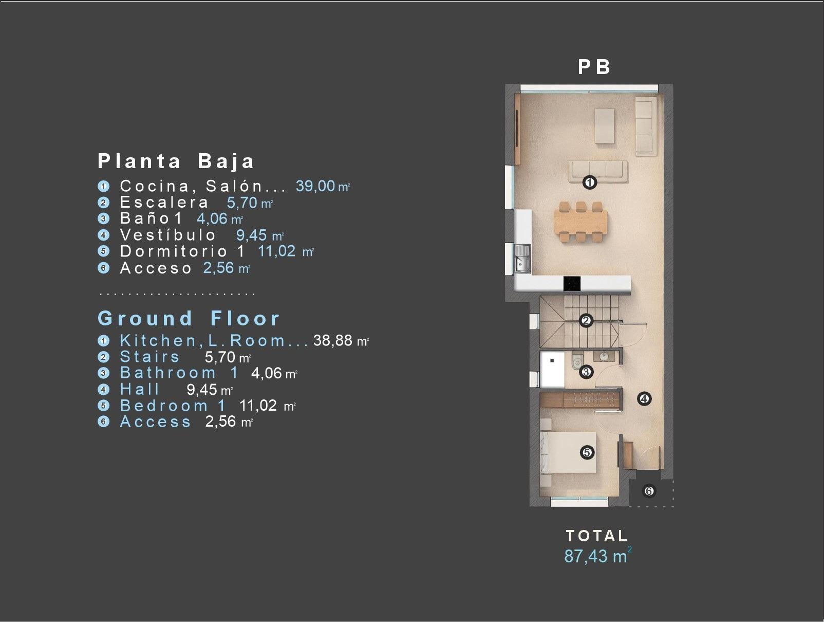 Villa de obra nueva con piscina privada en Orihuela Costa — 3 dorm