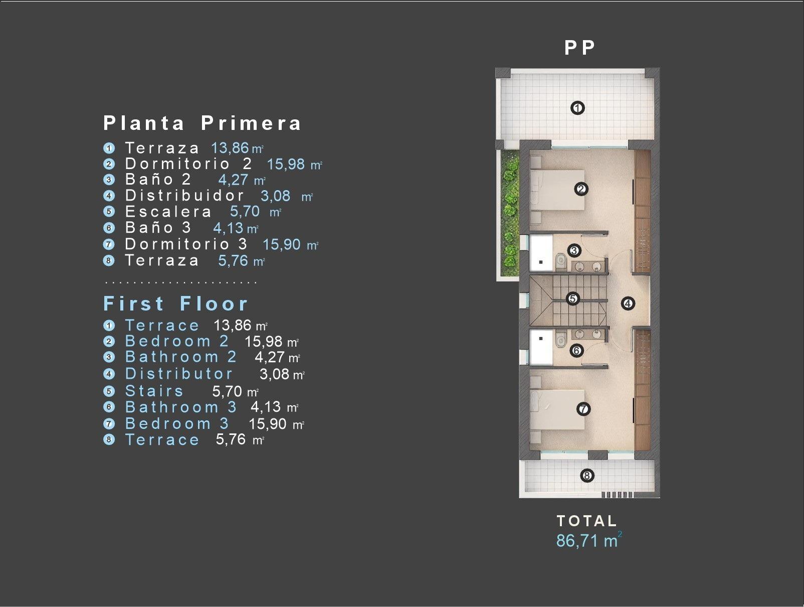 Villa de obra nueva con piscina privada en Orihuela Costa — 3 dorm