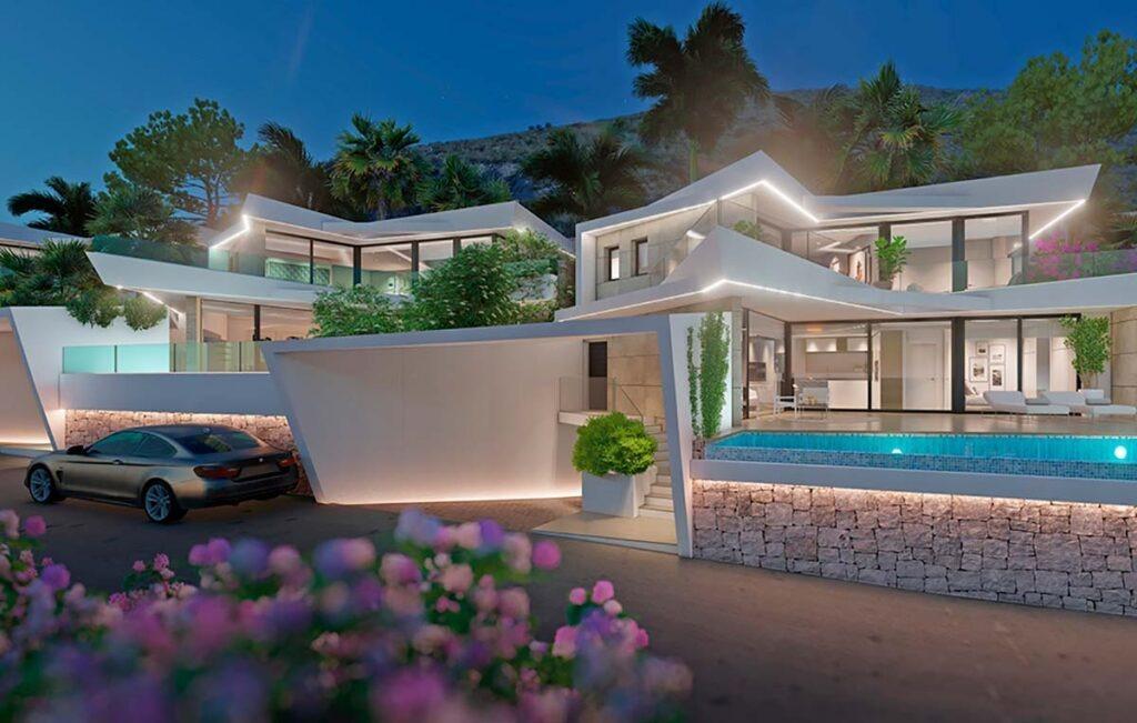 Villa obra nueva Benitachell con piscina y vistas mar | 4 dorm