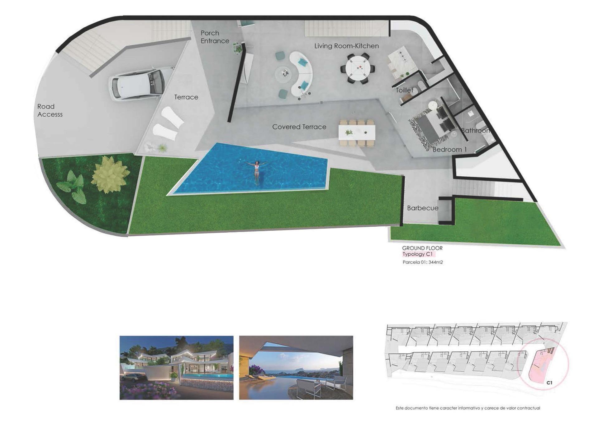 Villa obra nueva Benitachell con piscina y vistas mar | 4 dorm