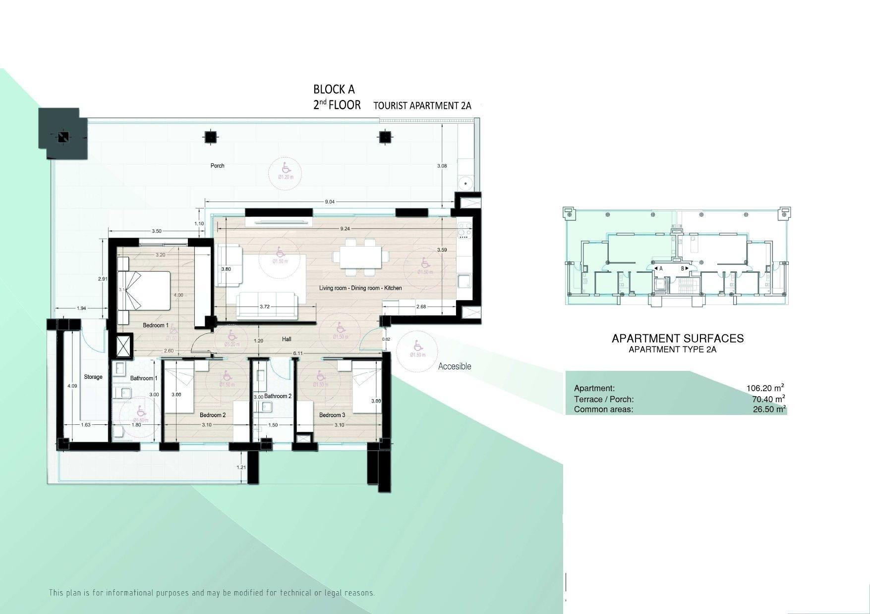 Obra Nueva: Apartamento 3 Dorm. con Piscina Privada en Los Alcázares