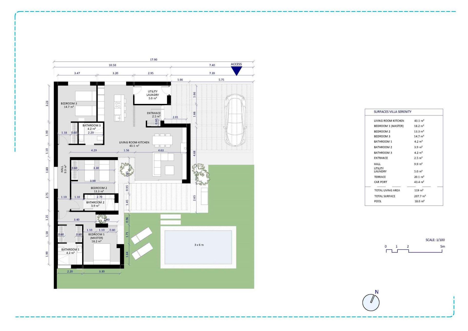 Villa en Baños y Mendigo