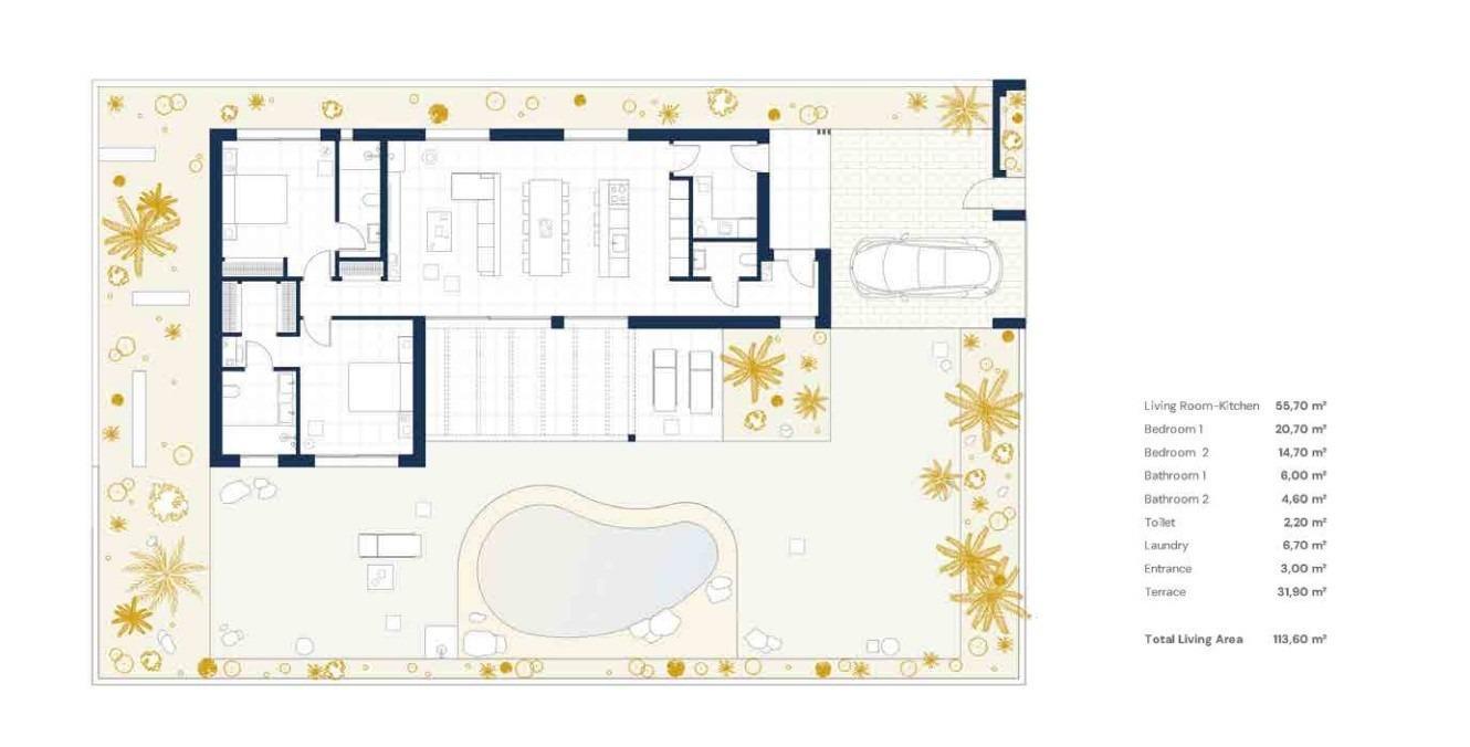Villa en Baños y Mendigo