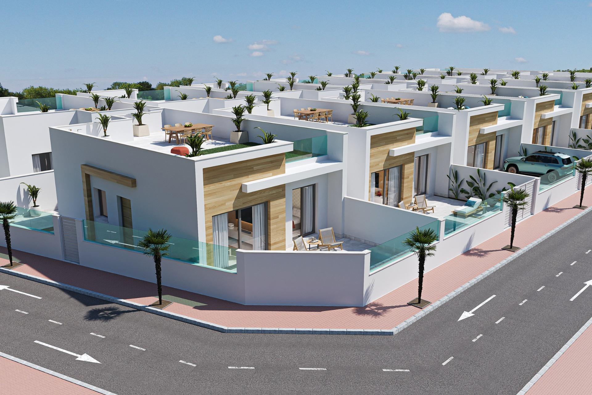 Villa obra nueva con piscina en Torre Pacheco - 3 hab.