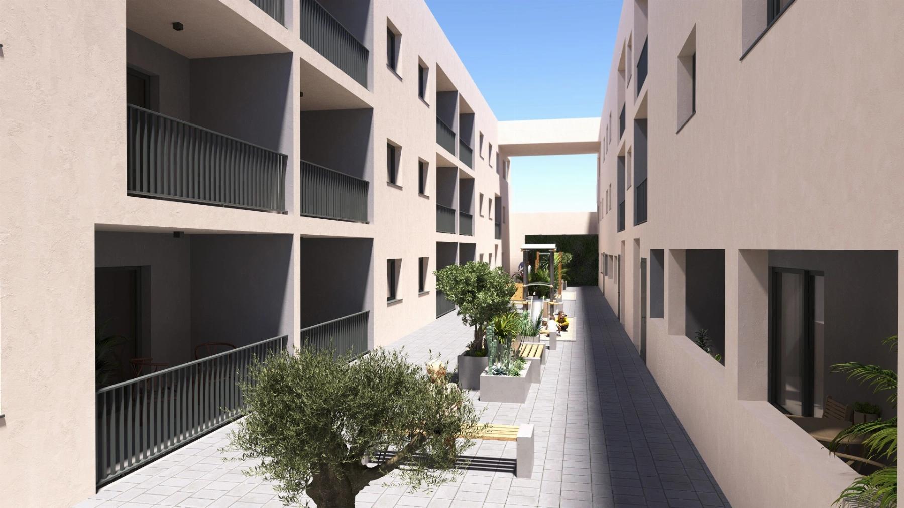 Apartamento 1 dorm. en Centro San Miguel Salinas — Piscina y Vistas Pueblo