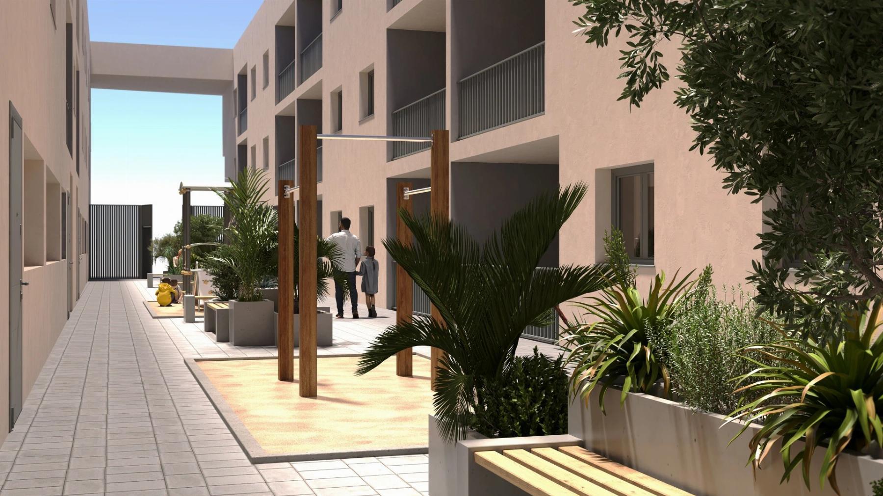 Apartamento 1 dorm. en Centro San Miguel Salinas — Piscina y Vistas Pueblo
