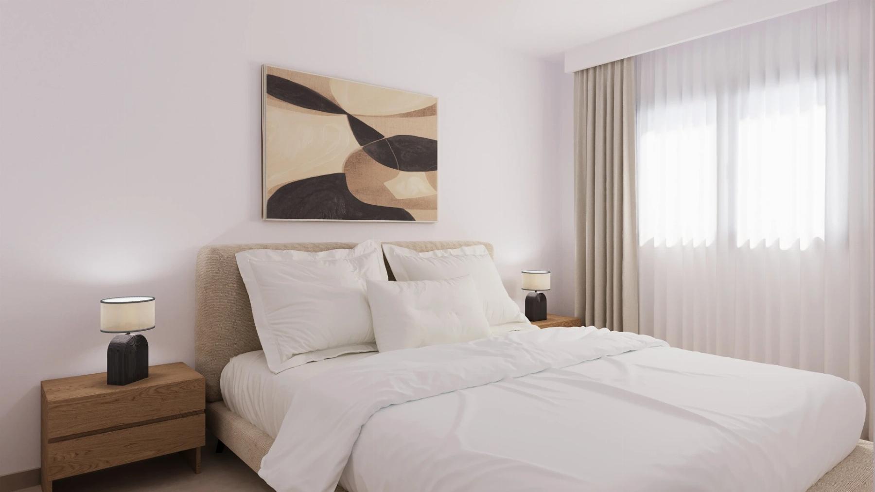 Apartamento 1 dorm. en Centro San Miguel Salinas — Piscina y Vistas Pueblo