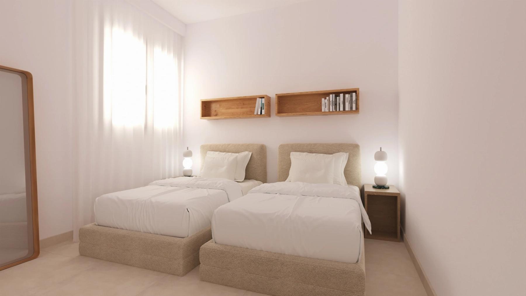 Apartamento 1 dorm. en Centro San Miguel Salinas — Piscina y Vistas Pueblo