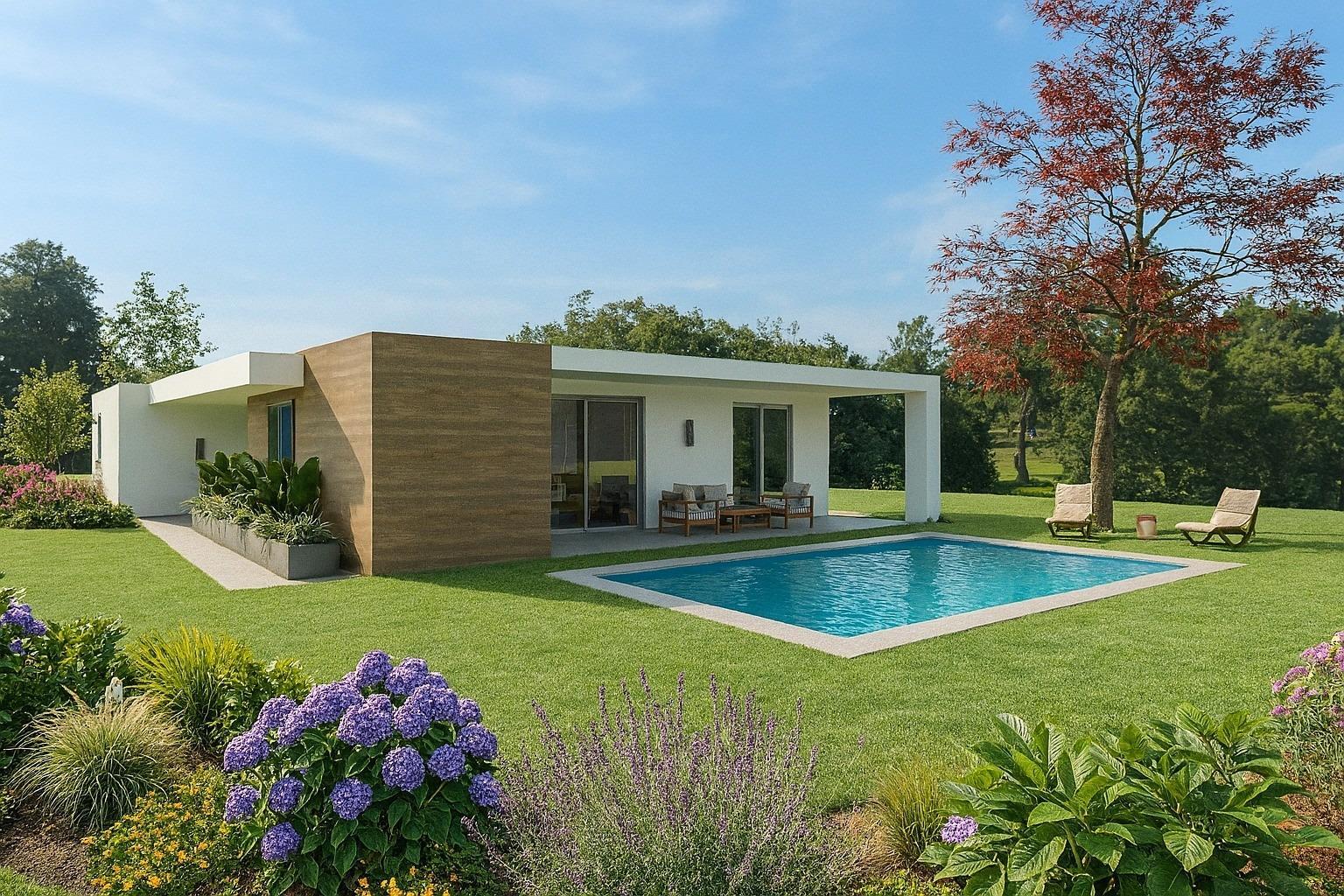 Villa Obra Nueva con Piscina en Monforte del Cid — 4 Dorm