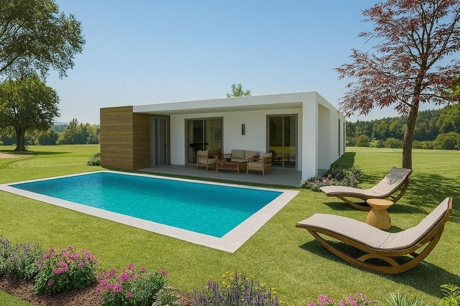 Villa Obra Nueva con Piscina en Monforte del Cid — 4 Dorm