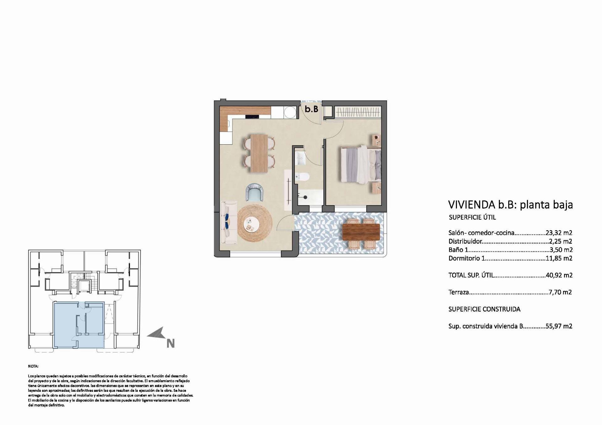 Apartamento en Pilar de La Horadada