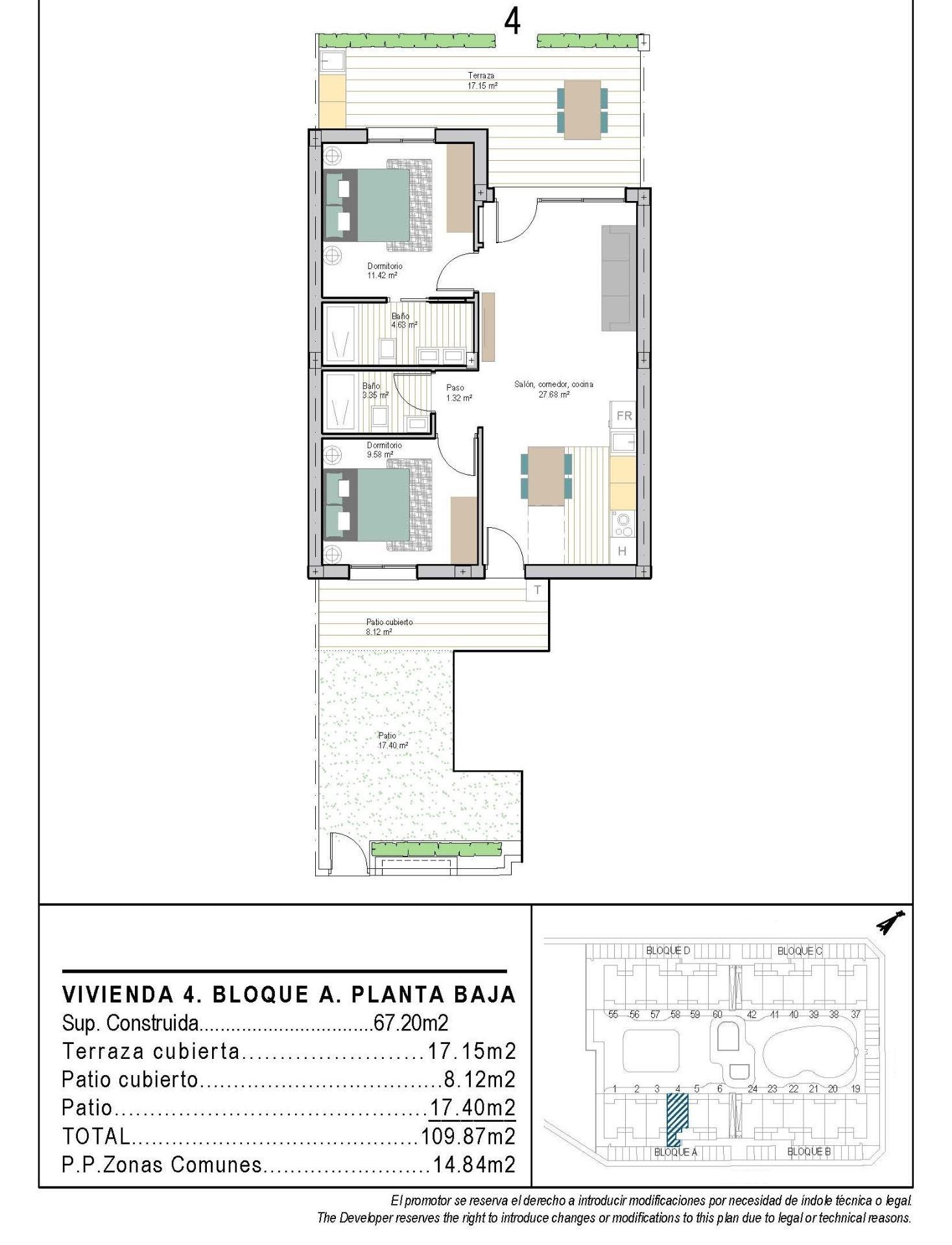 Apartamento en Torre Pacheco
