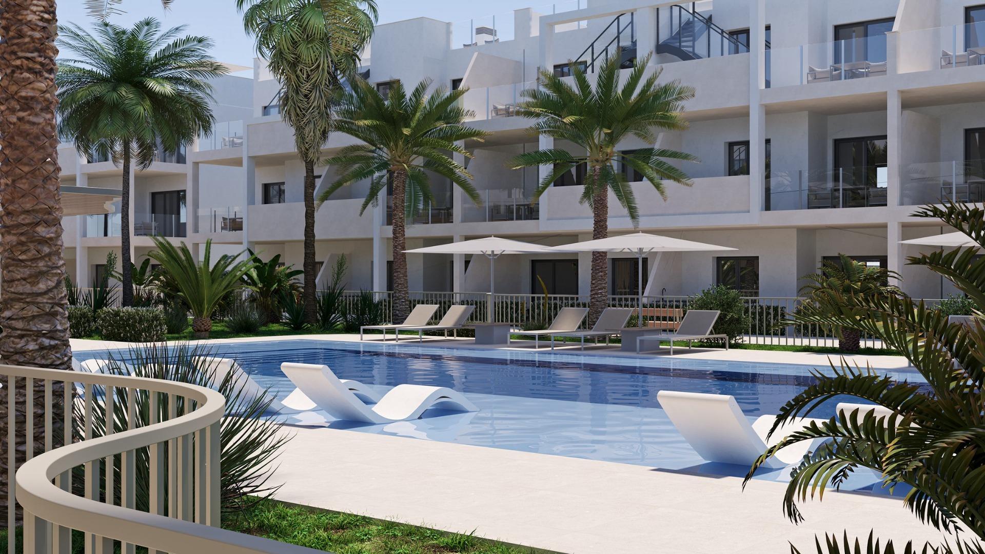 Apartamento obra nueva 3 dorm con piscina privada en Torre Pacheco