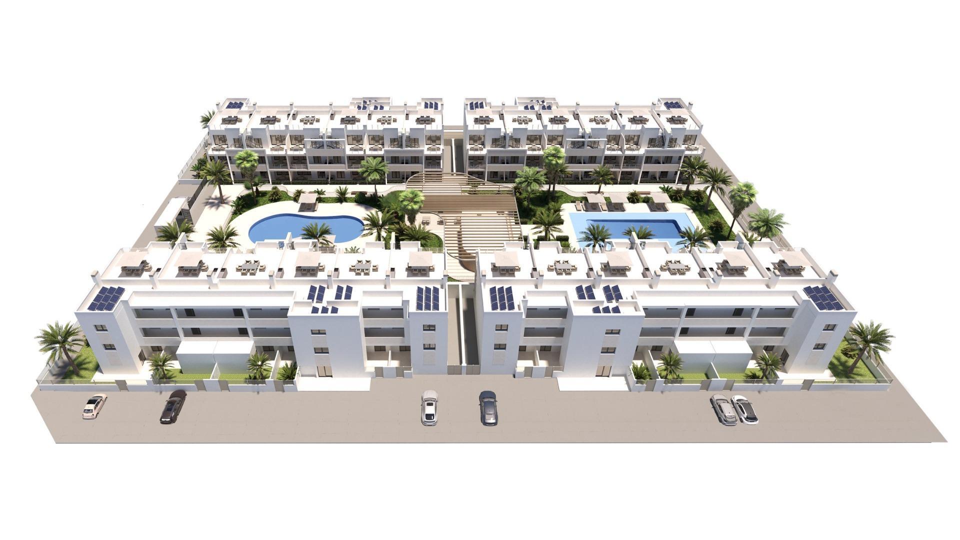 Apartamento obra nueva 3 dorm con piscina privada en Torre Pacheco