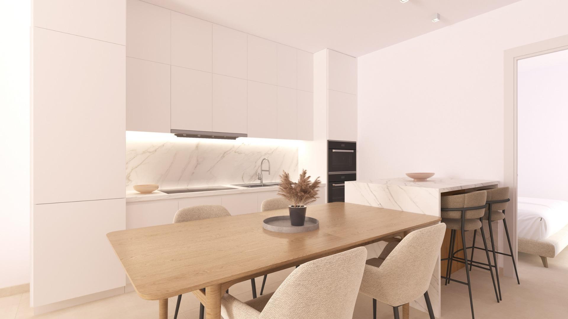 Apartamento obra nueva 3 dorm con piscina privada en Torre Pacheco