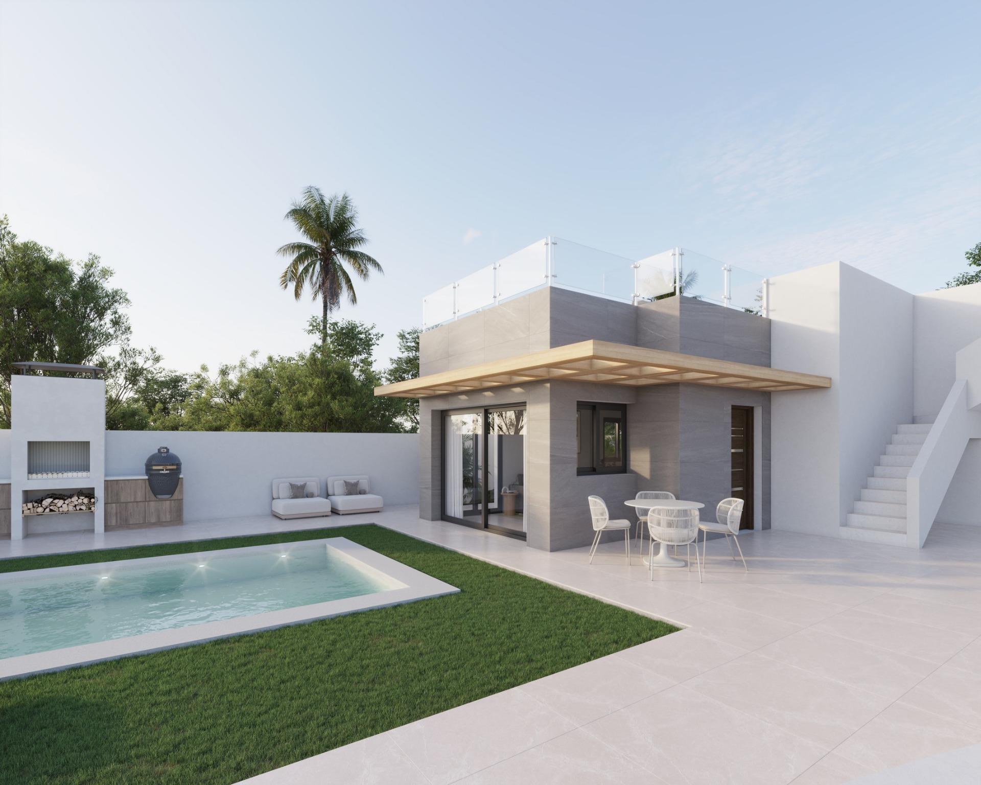 Villa obra nueva en Polop con piscina y solárium | 3 hab