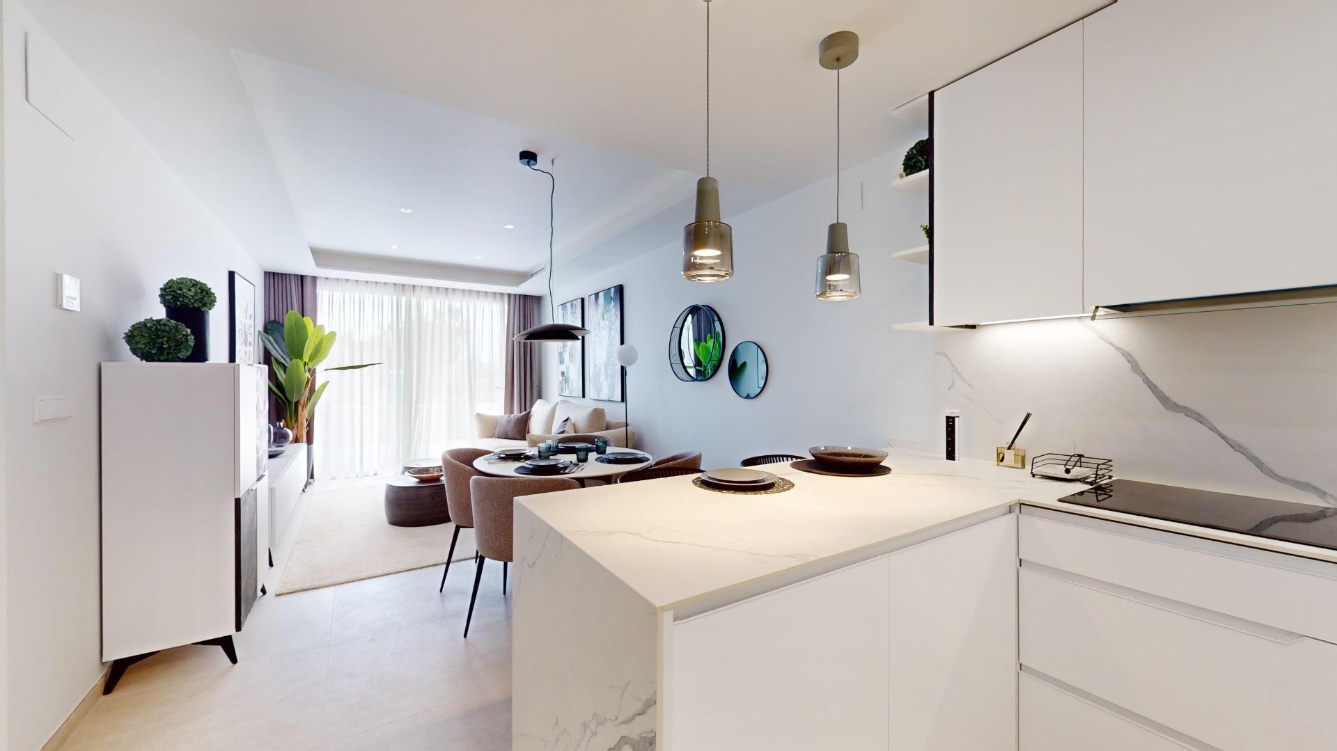 Apartamento Obra Nueva con Piscina Privada en Orihuela Costa - 2 Dorm.