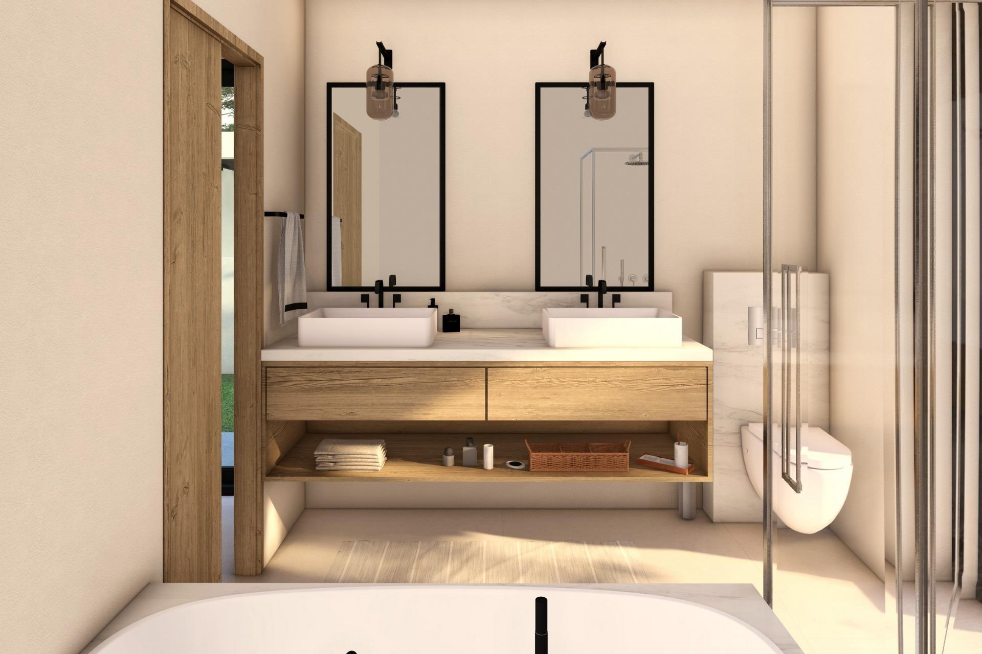 Villa de Obra Nueva en Finestrat con Piscina Privada — 4 Dorm.