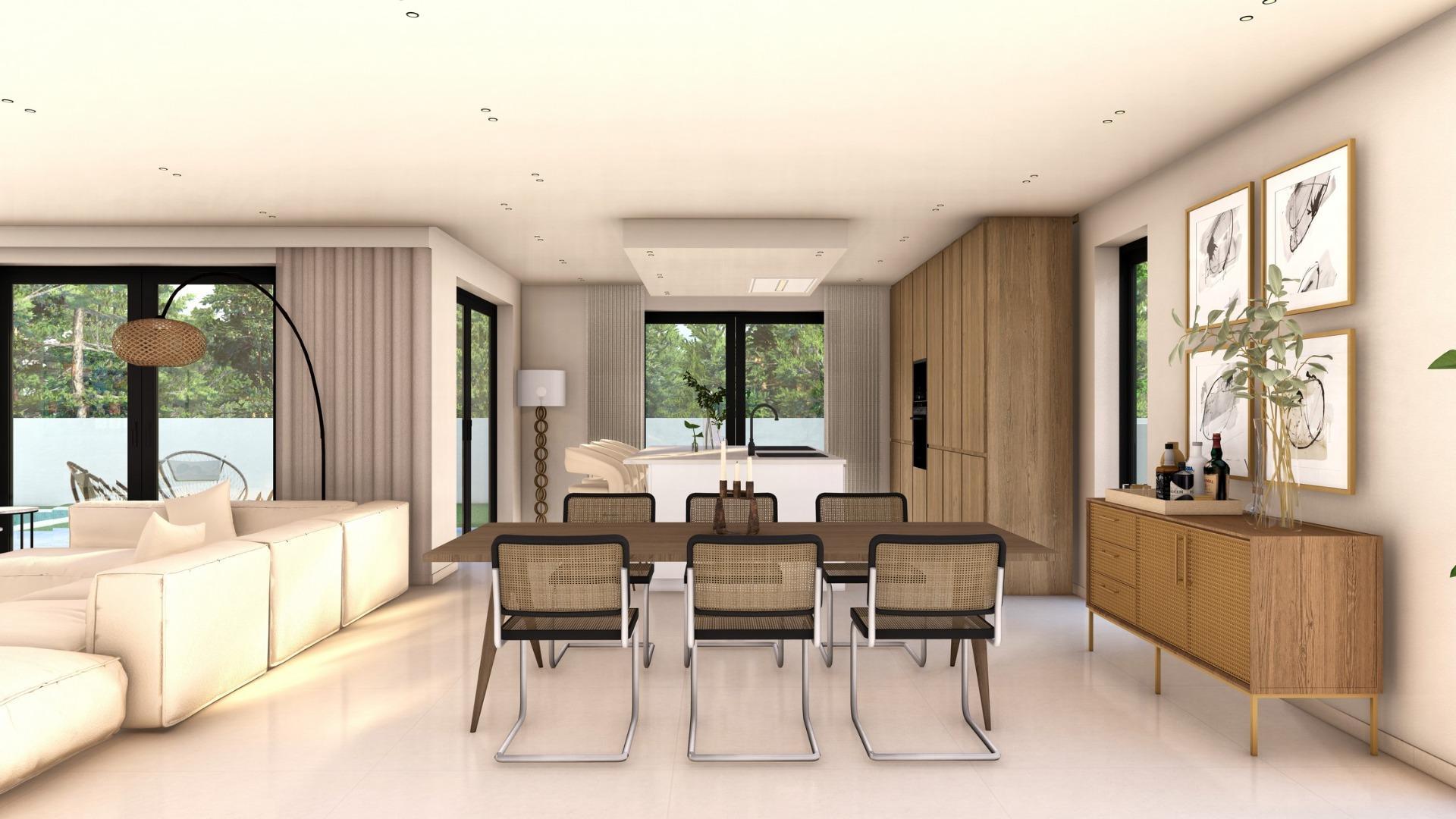 Villa de Obra Nueva en Finestrat con Piscina Privada — 4 Dormitorios