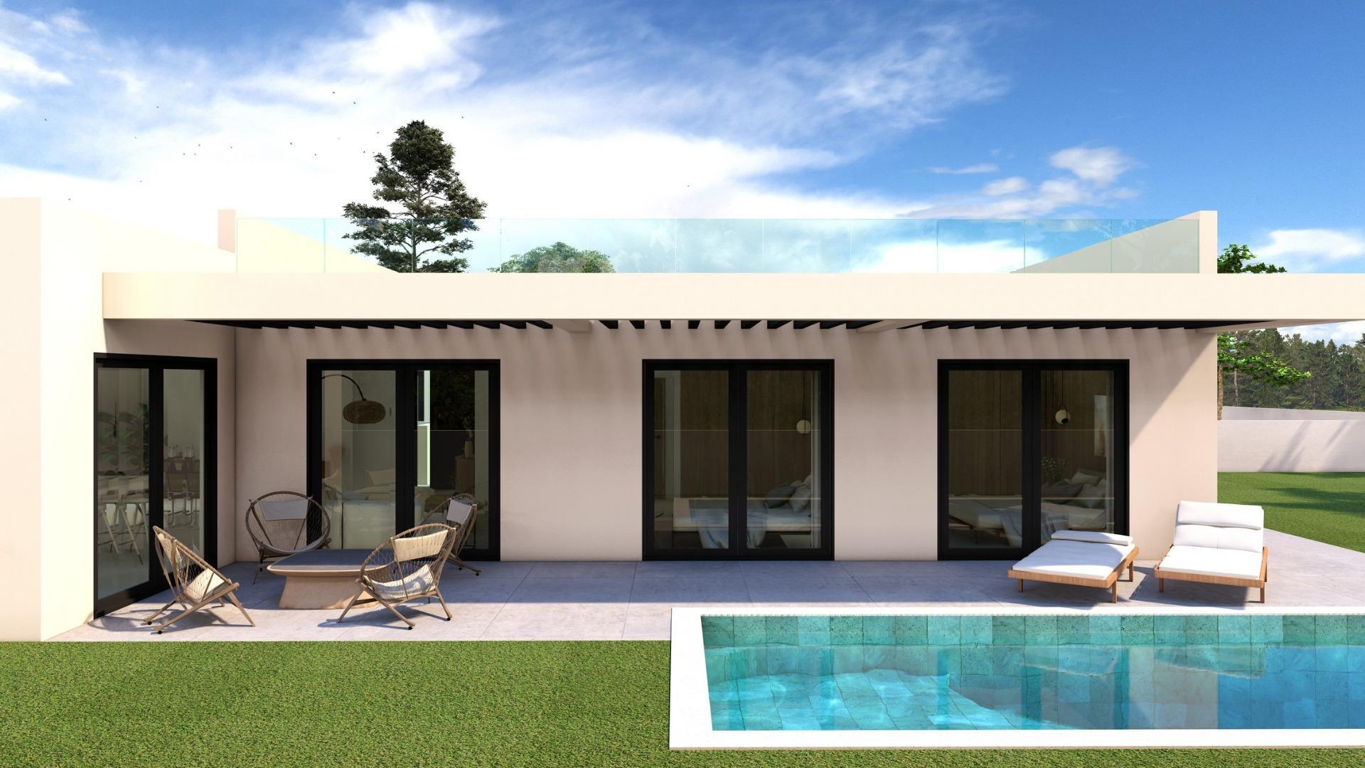 Villa de Obra Nueva en Finestrat con Piscina Privada — 4 Dormitorios