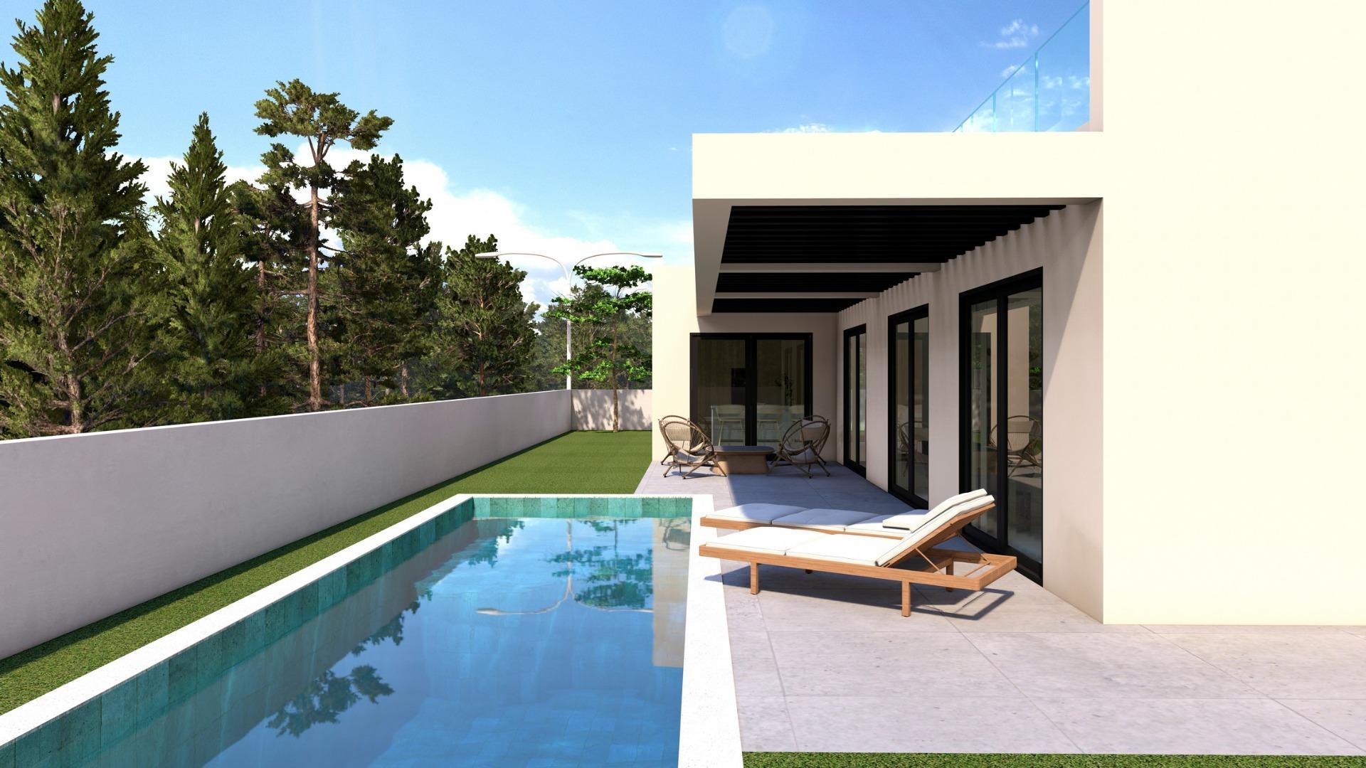Villa de Obra Nueva en Finestrat con Piscina Privada — 4 Dormitorios