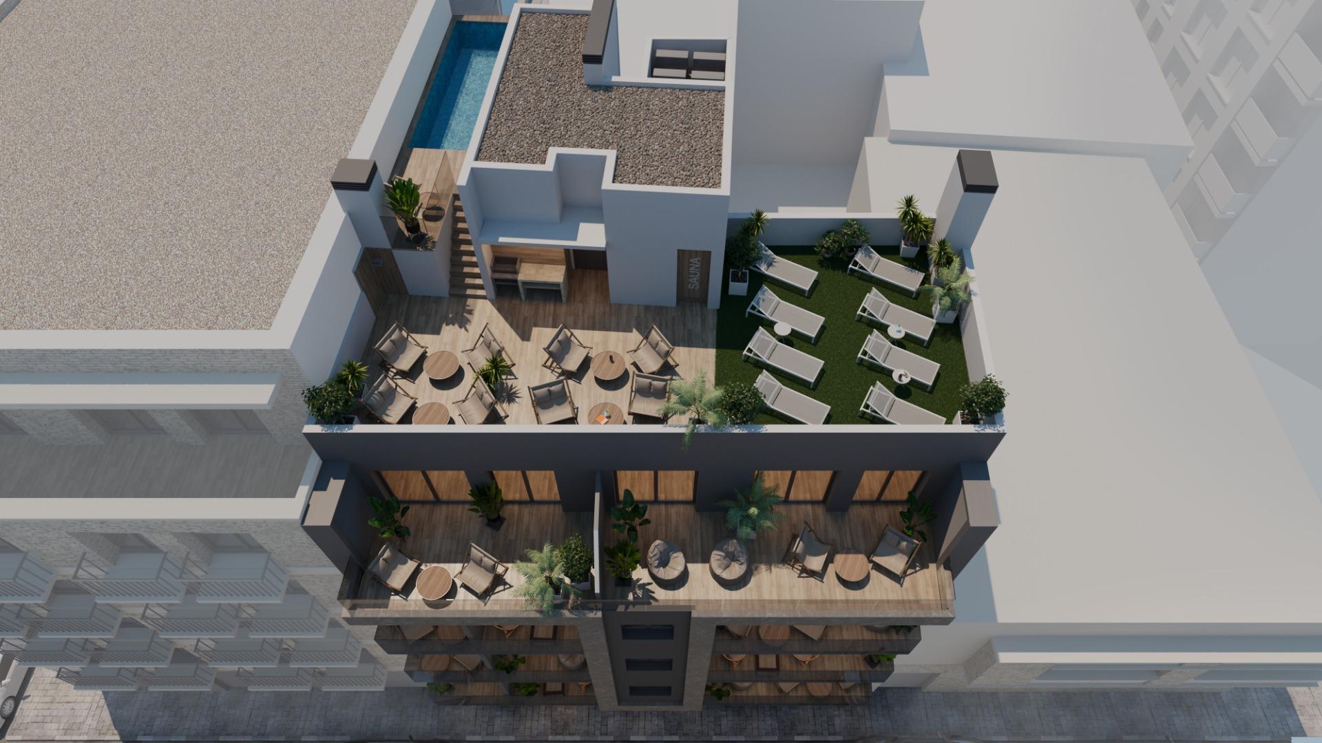 Apartamento Obra Nueva con Piscina Privada en Torrevieja — Hogar Costero