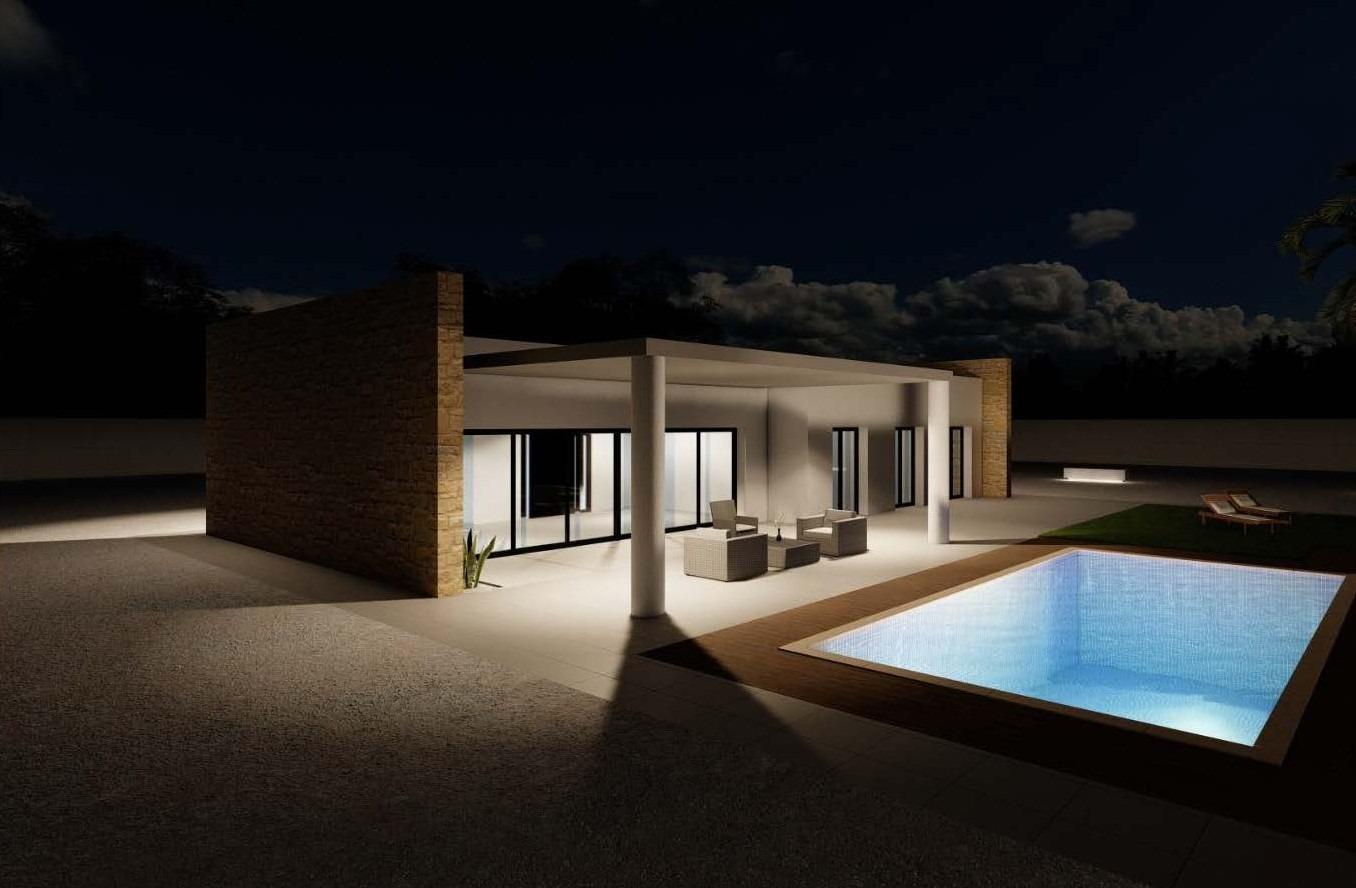 Villa Nueva en Pinoso con Piscina Privada - 3 Dormitorios