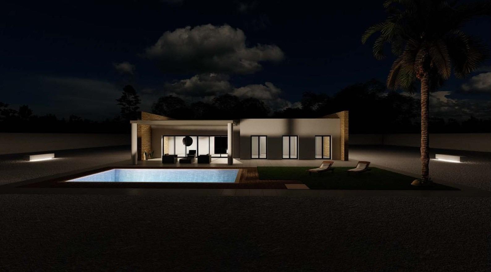 Villa Nueva en Pinoso con Piscina Privada - 3 Dormitorios