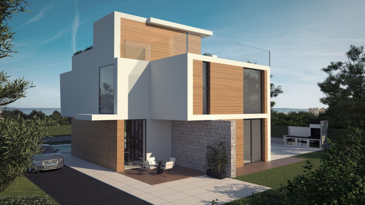 Villa Obra Nueva con Piscina Privada en Orihuela Costa — 4 Dorm.