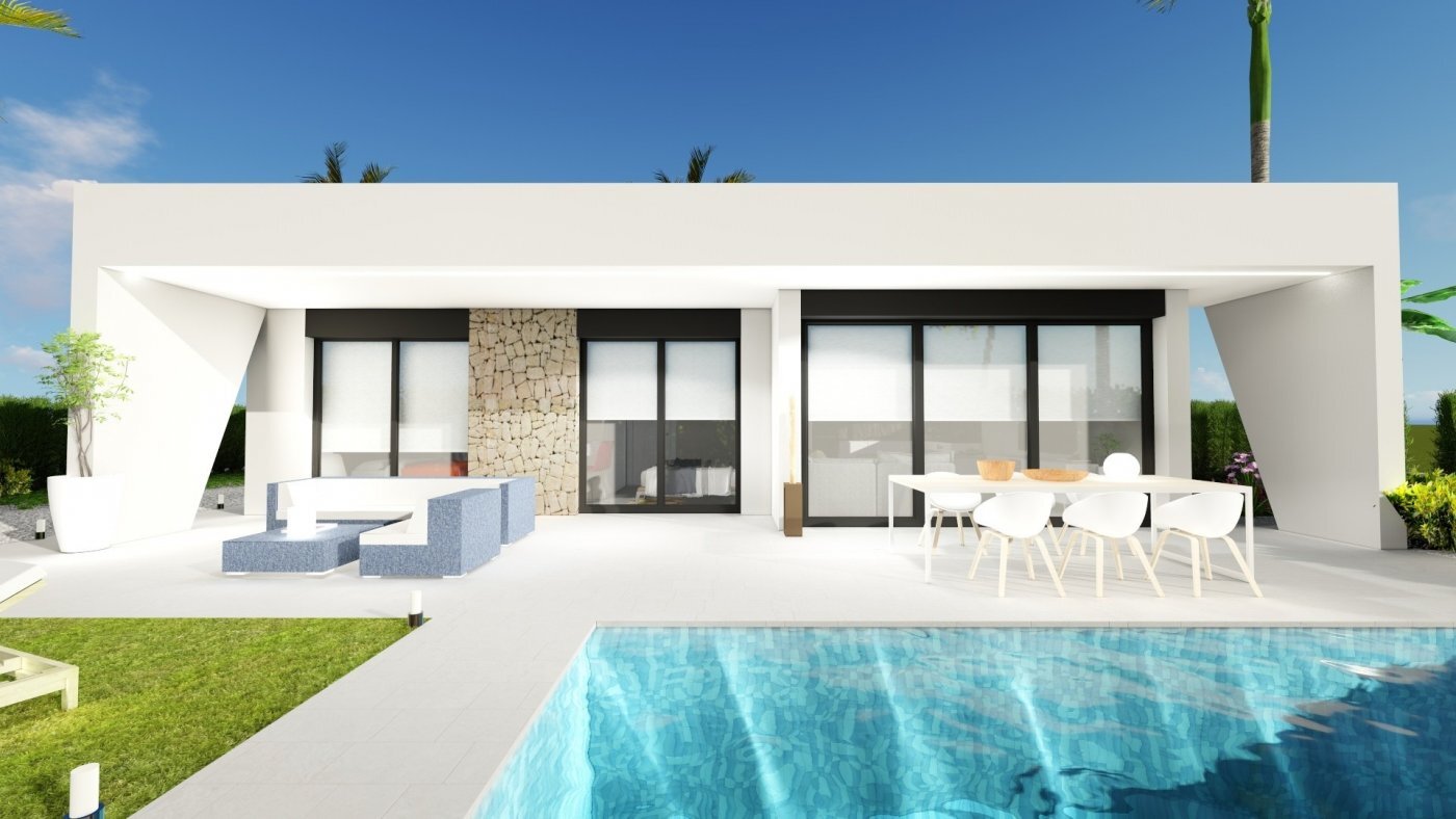 Villa obra nueva con piscina privada en Calasparra - 2 hab.