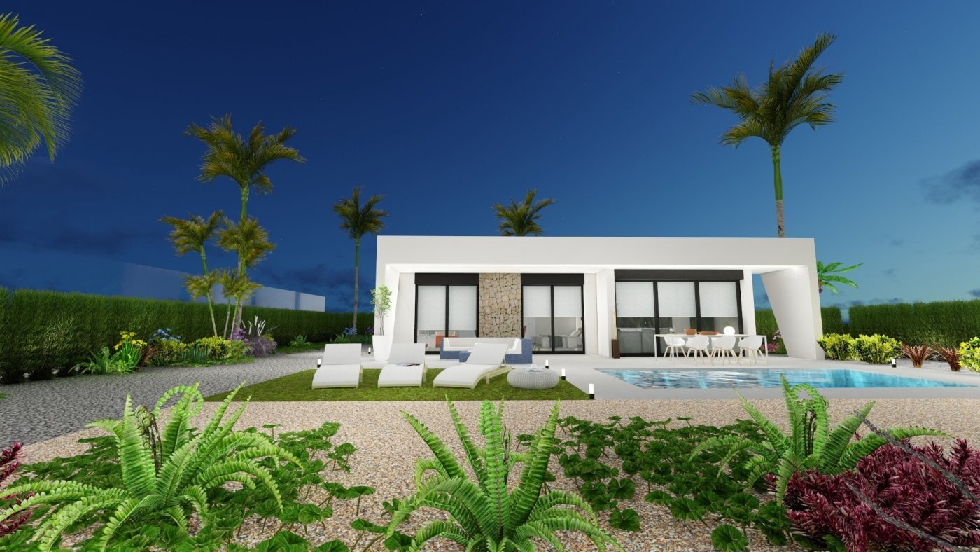 Villa obra nueva con piscina privada en Calasparra - 2 hab.