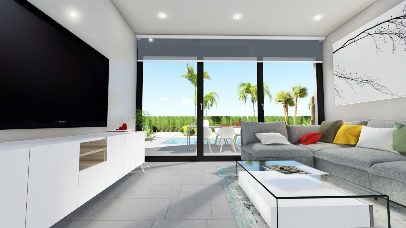 Villa obra nueva con piscina privada en Calasparra - 2 hab.
