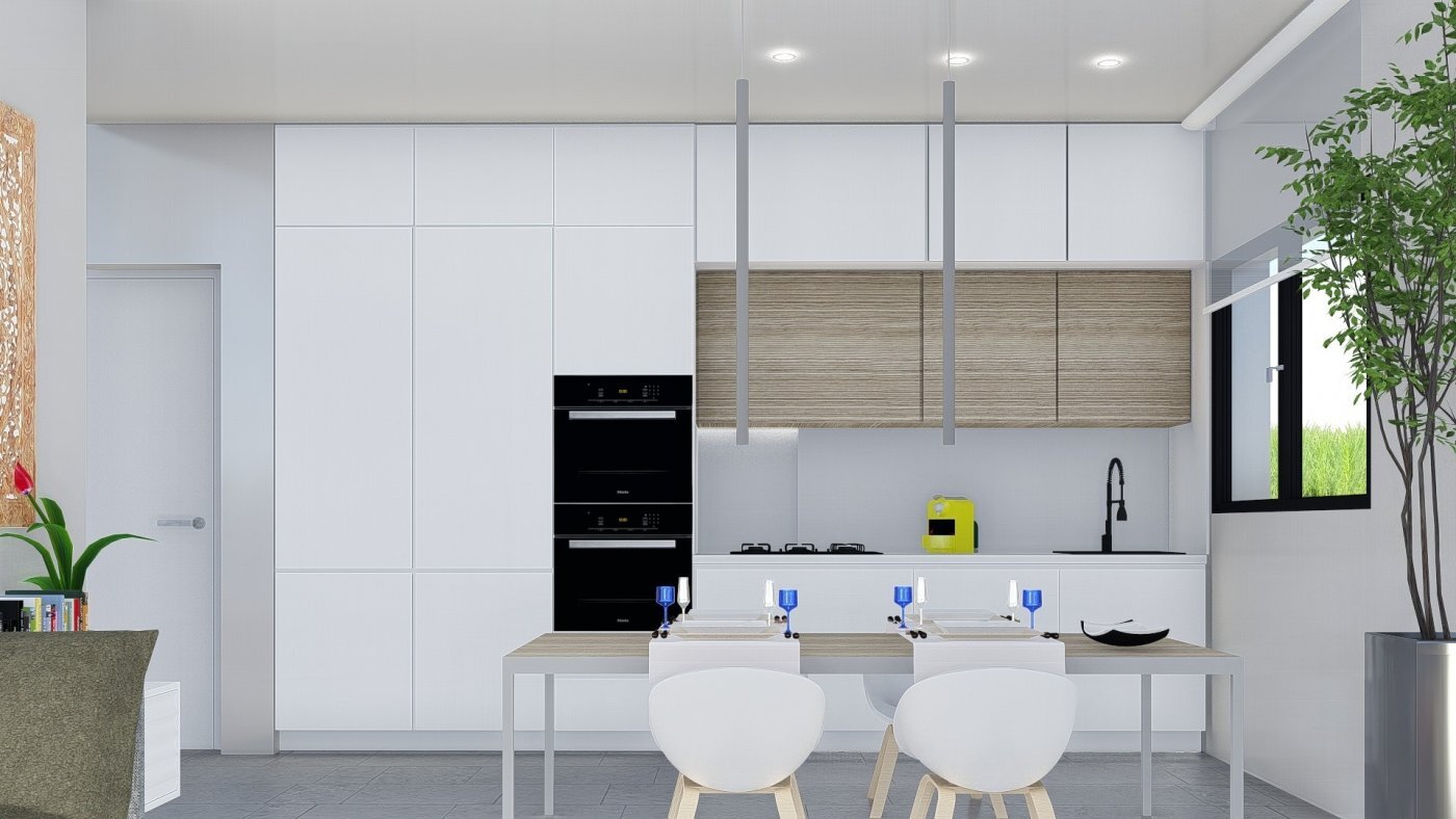 Villa obra nueva con piscina privada en Calasparra - 2 hab.