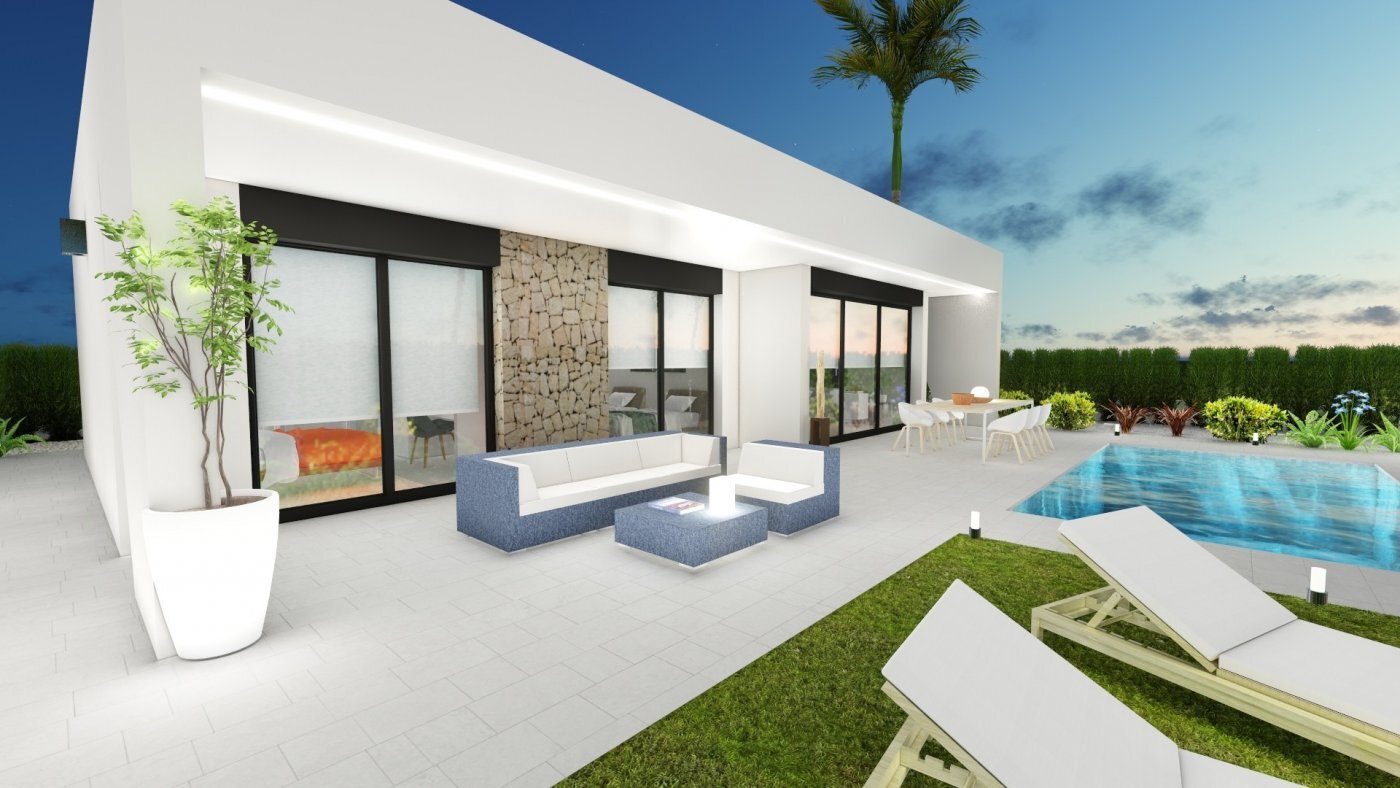 Villa obra nueva con piscina privada en Calasparra - 2 hab.