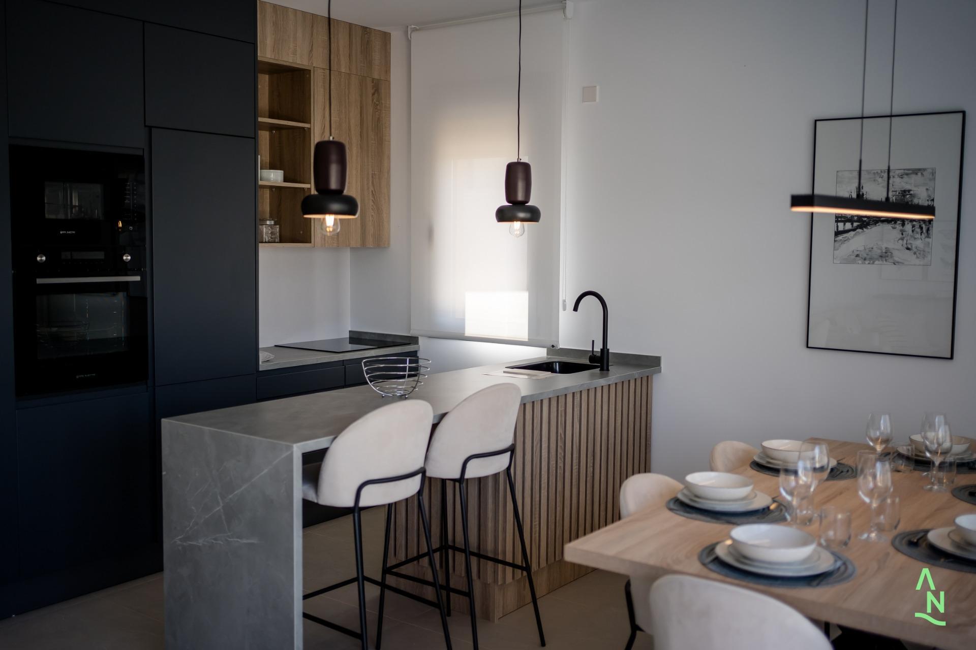 Apartamento Obra Nueva con Piscina Privada en Alhama De Murcia — 2 Dorm