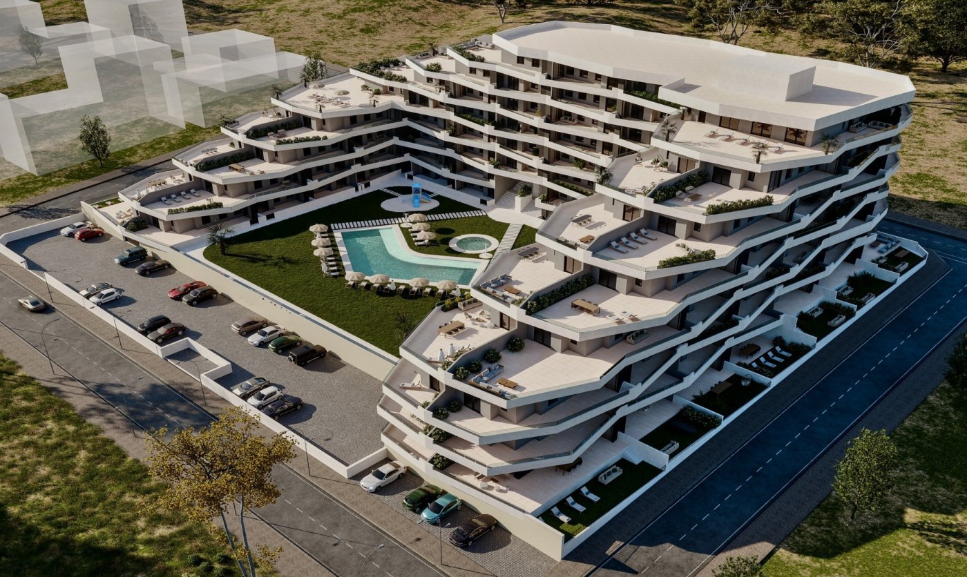 Apartamento Obra Nueva 3 Dorm en San Miguel Salinas con Piscina Privada