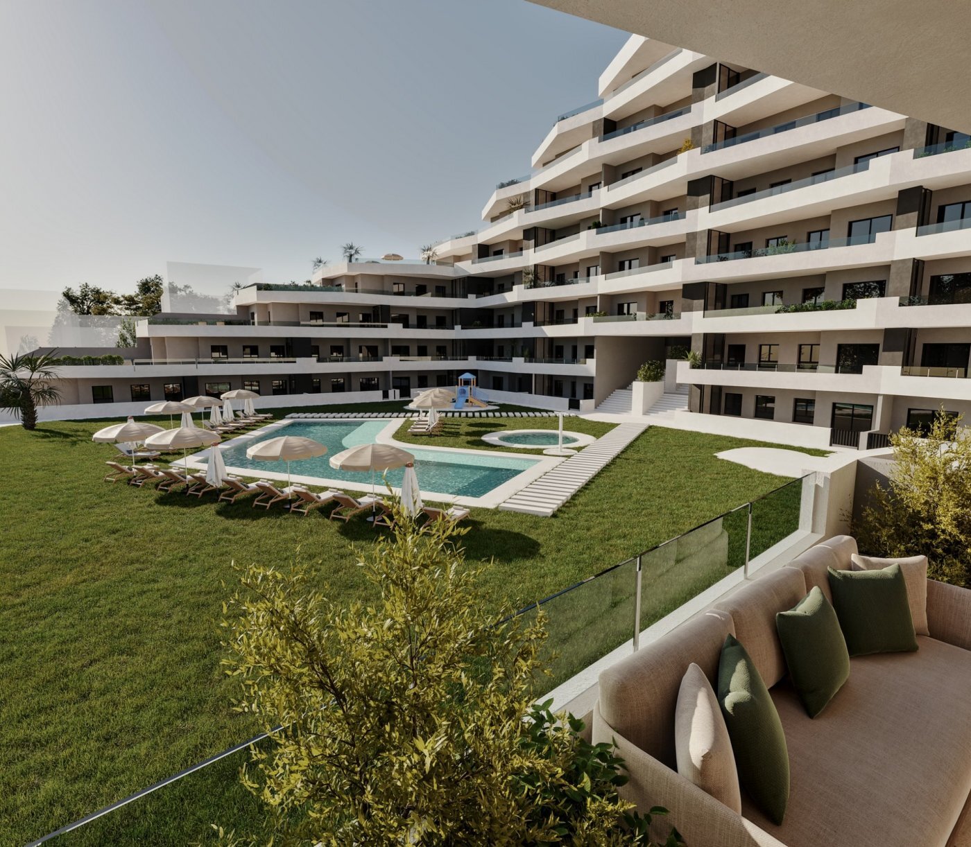 Apartamento Obra Nueva 3 Dorm en San Miguel Salinas con Piscina Privada