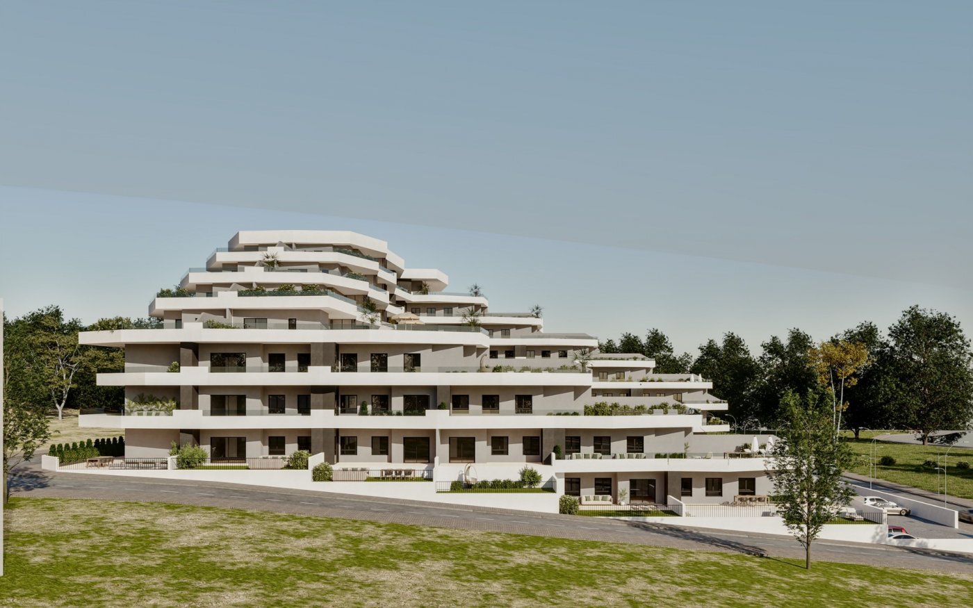 Apartamento Obra Nueva 3 Dorm en San Miguel Salinas con Piscina Privada