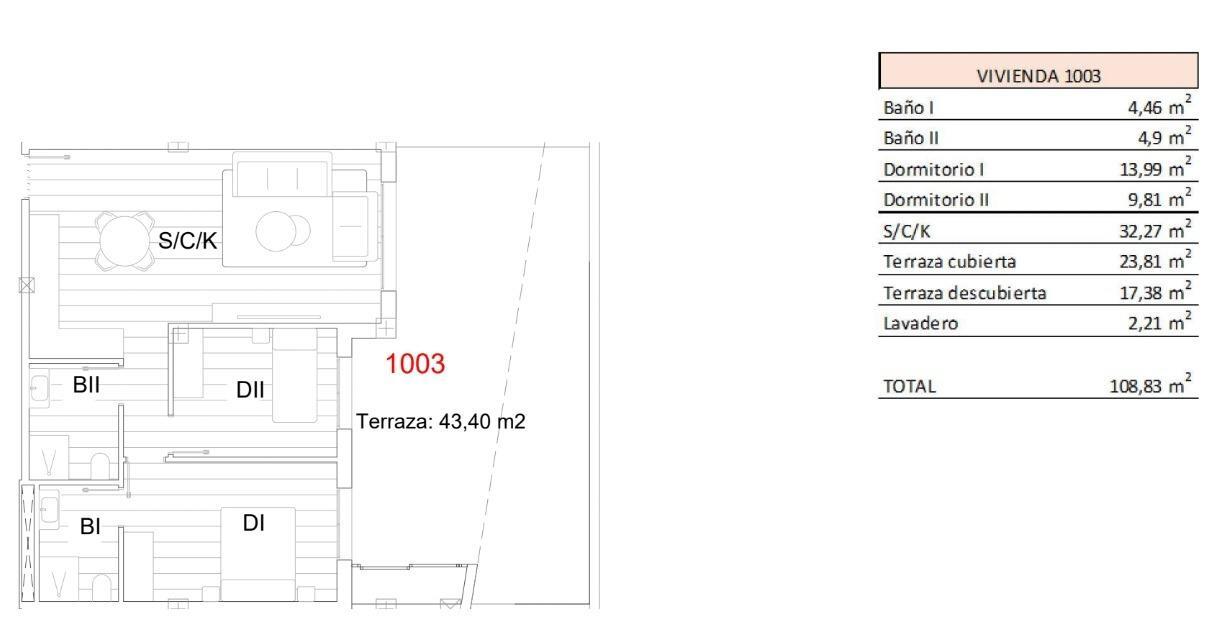 Apartamento en San Miguel de Salinas