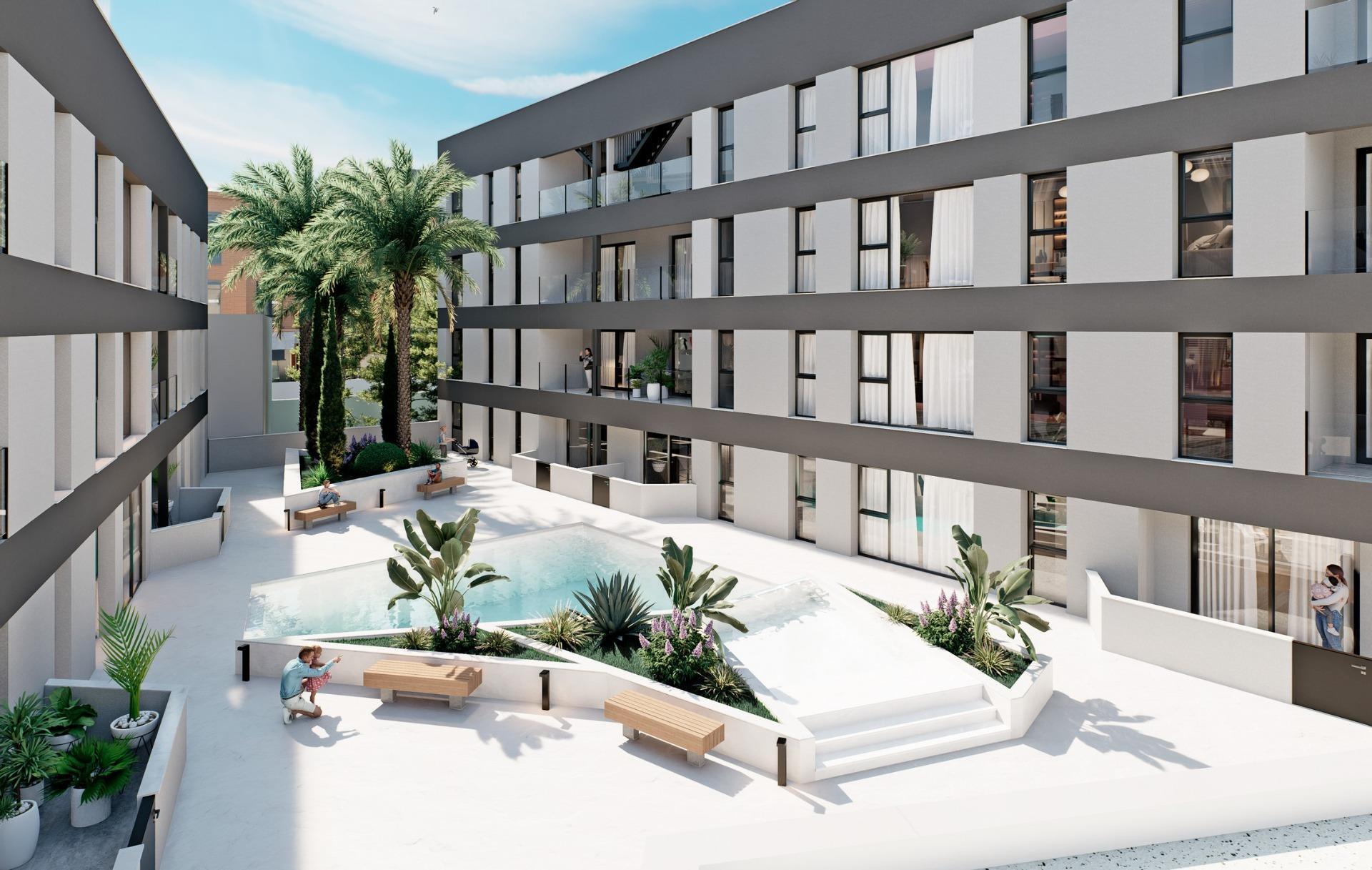 Obra Nueva: Apartamento con Piscina Privada en San Pedro del Pinatar — 3 Dorm.